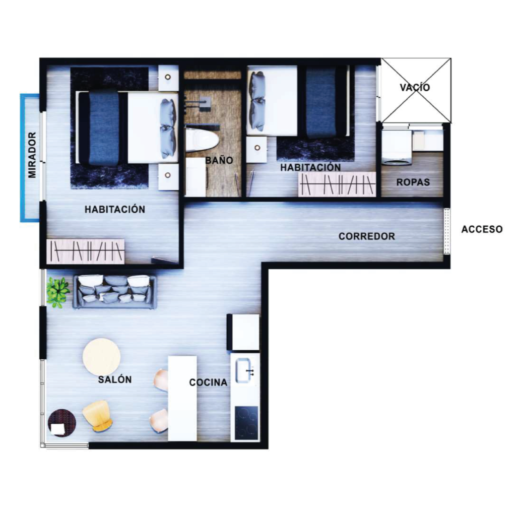 Apartamento tipologia 3 Santa Helena
